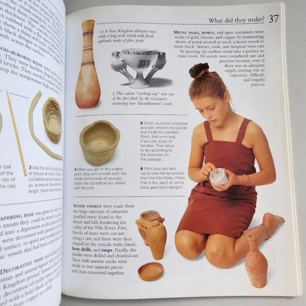 Ancient Egypt Make it Work Book Paperback Book Textbook School Supplies Classroo